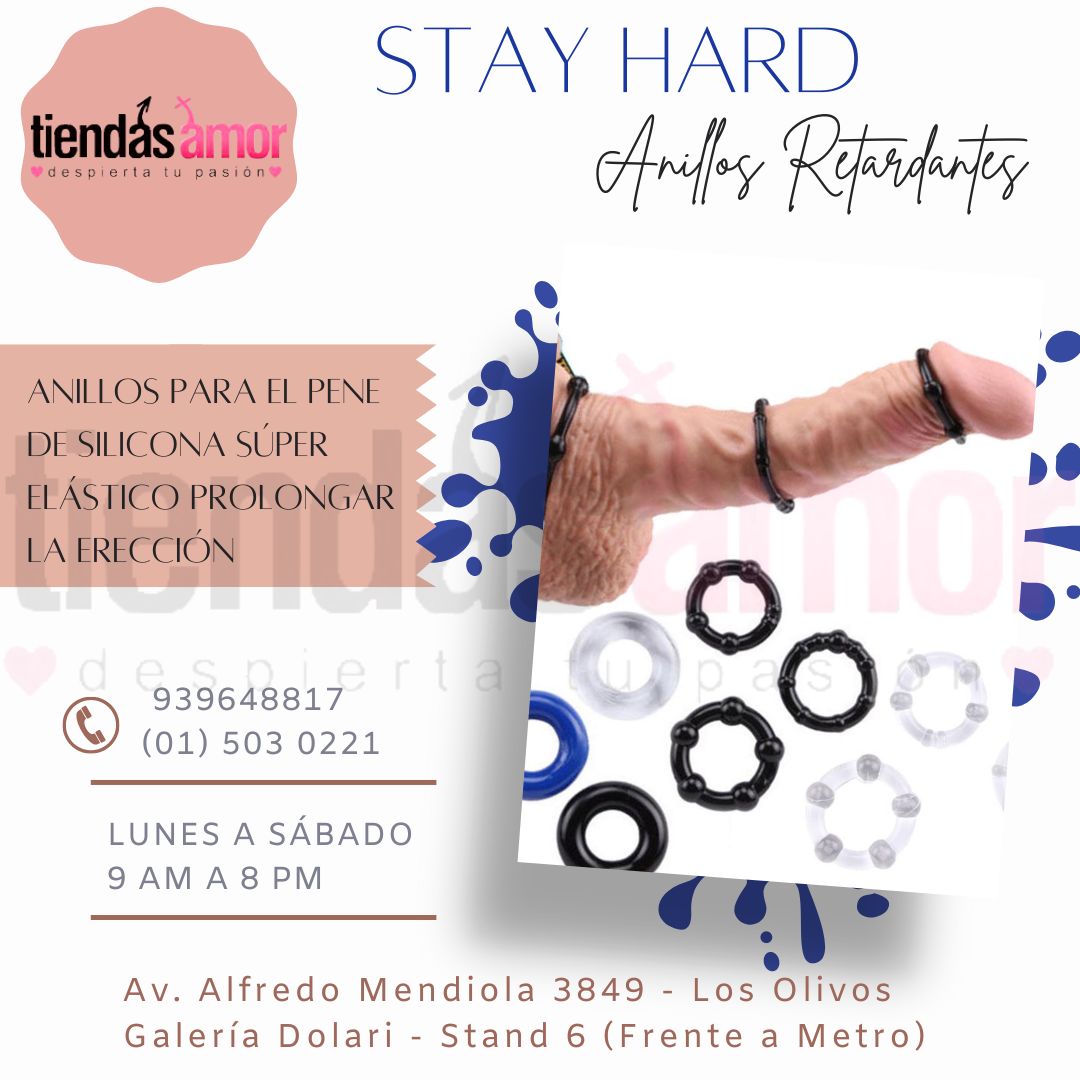 Anillo Retardante De Eyaculacion Stay Hard X3